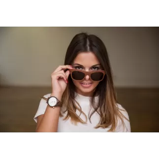 Gravírování na dřevěné sluneční brýle zdarma TimeWood GEPPETTO 