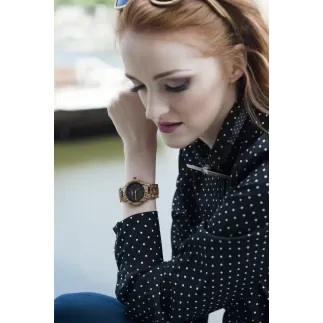 Dřevěné hodinky Timewood New Zebrus