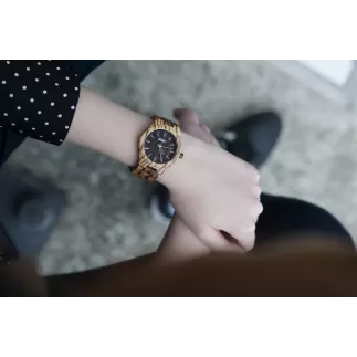 Dřevěné hodinky Timewood New Zebrus