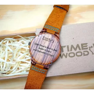 Dřevěné hodinky TimeWood QUOS s věnováním zdarma
