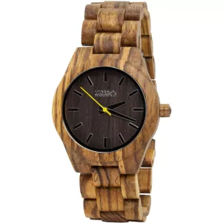 Dřevěné hodinky Timewood New Zebrus