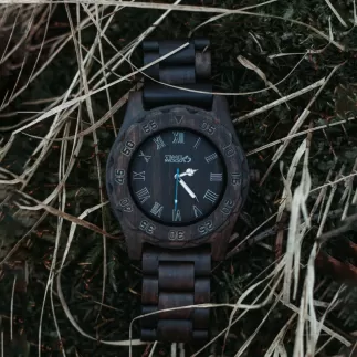 Dřevěné santalové hodinky TimeWood JEDI s gravírováním zdarma