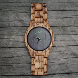 Masivní dřevěné hodinky TimeWood CORRAL s věnováním zdarma