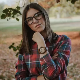 Dřevěné brýlové obruby  TimeWood Ambien s gravírováním zdarma