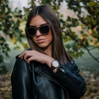 Dřevěné sluneční brýle TimeWood GEPPETTO s vlastním věnováním