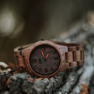 Dřevěné hodinky s věnováním TimeWood WOOZ 