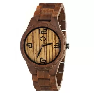 Ořechové dřevěné hodinky TimeWood SOUL s věnováním zdarma