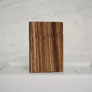 Wooden document case TimeWood zebrawood