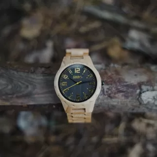 Dřevěné hodinky s věnováním TimeWood FARGO