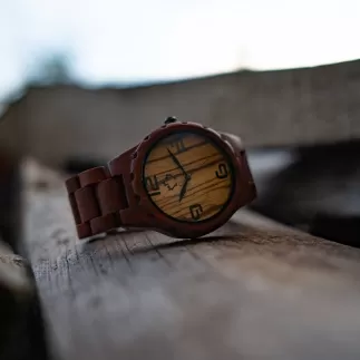 Dřevěné hodinky  s věnováním zdarma TimeWood MEX