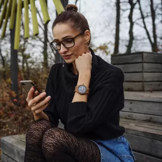 Dřevěné brýlové obruby  TimeWood Ambien s gravírováním zdarma