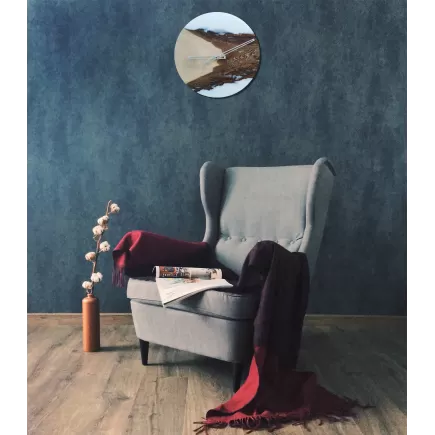 Dřevěné hodiny TimeWood BLANC