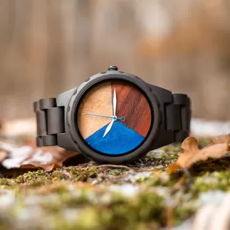 Epoxidové dřevěné hodinky TimeWood 