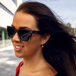 Sluneční dřevěné brýle TimeWood STACEY s gravírováním 