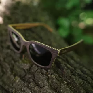 Dřevěné sluneční brýle TimeWood BONE s věnováním ZDARMA