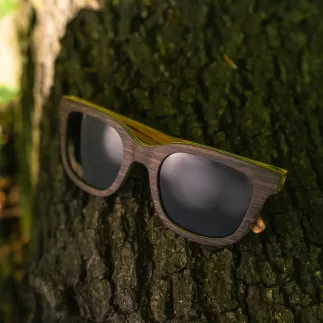 Dřevěné brýle TimeWood BONE s gravírování