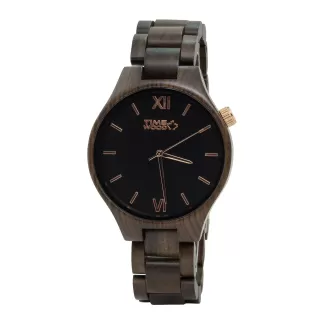 Hodinky ze dřeva TimeWood NERO s vlastním gravírováním