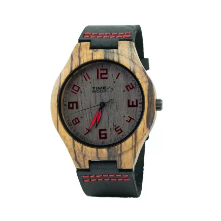 Dřevěné hodinky TimeWood  RIMA s gravírováním zdarma