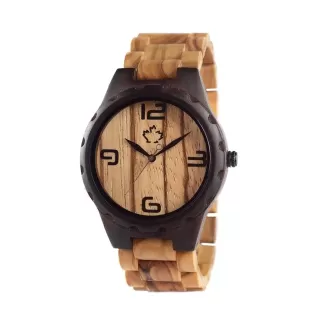 Dřevěné hodinky TimeWood TYWOE s gravírováním zdarma