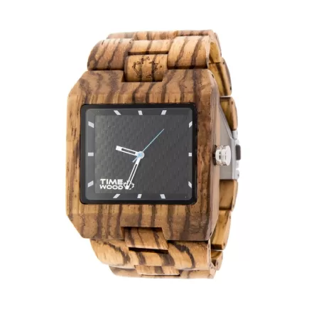 Dřevěné náramkové hodinky TimeWood VALDI s gravírováním zdarma