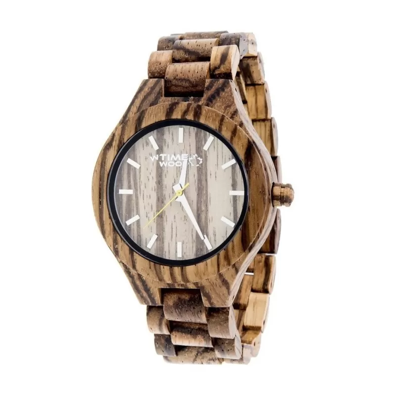 Dřevěné hodinky TimeWood ZEBRUS