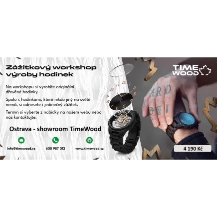 WORKSHOP VÝROBY DŘEVĚNÝCH HODINEK