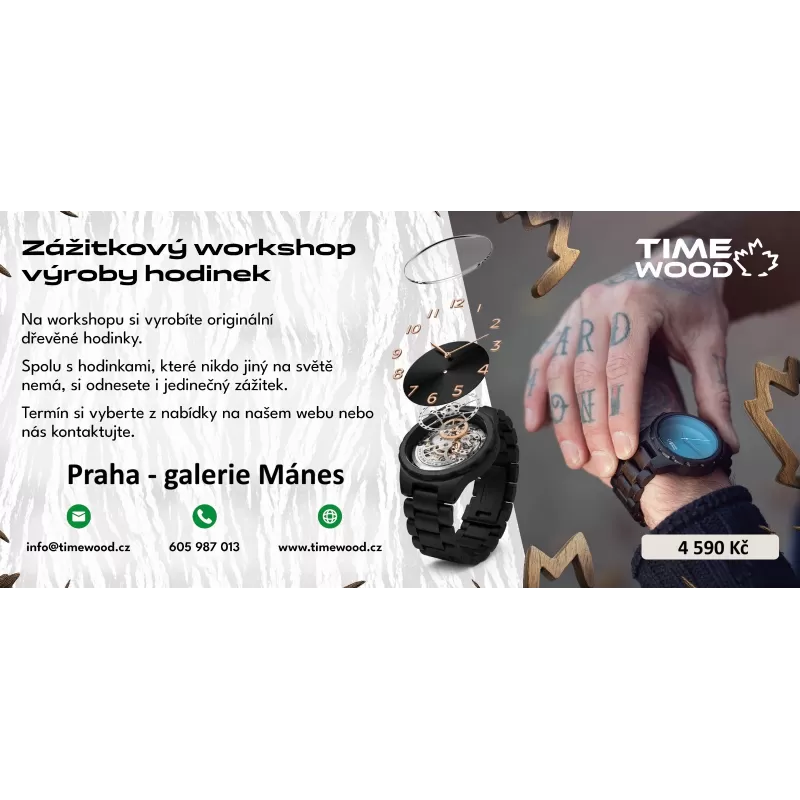 2. WORKSHOP VÝROBY DŘEVĚNÝCH HODINEK